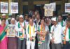 निवडणूक आयोगाच्या कारभाराविरोधात रत्नागिरीत काँग्रेसचा मूकमोर्चा
